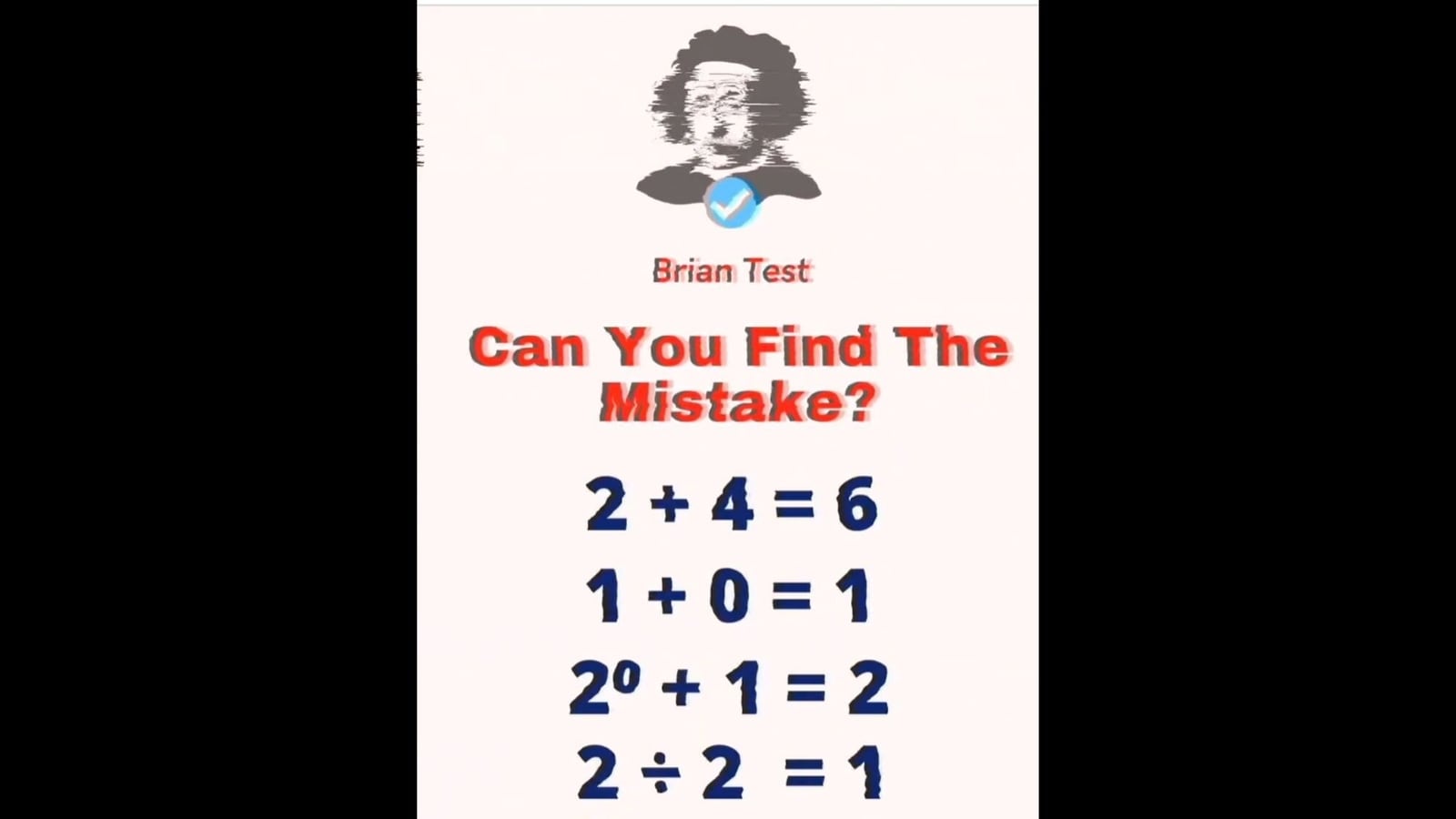 Brain Teaser: Can you find the mistake in this pic?