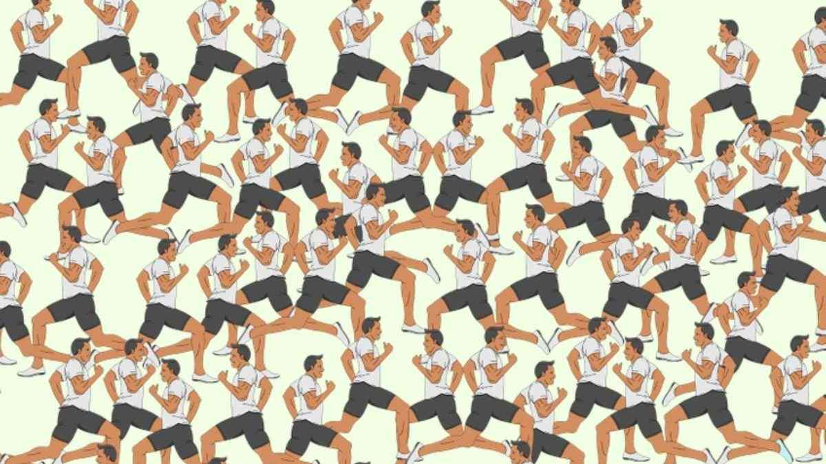 Can You Spot the Odd Running Man In Picture Within 15 secs?