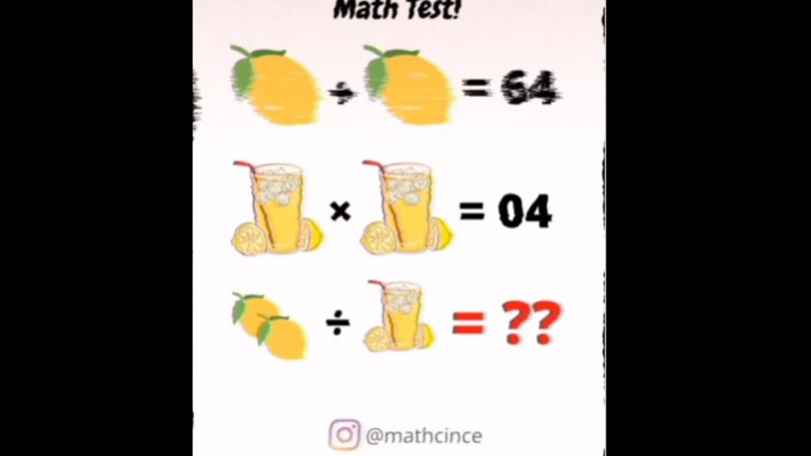 Brain teaser: Are you smart enough to tell the value of lemons and lemonade?