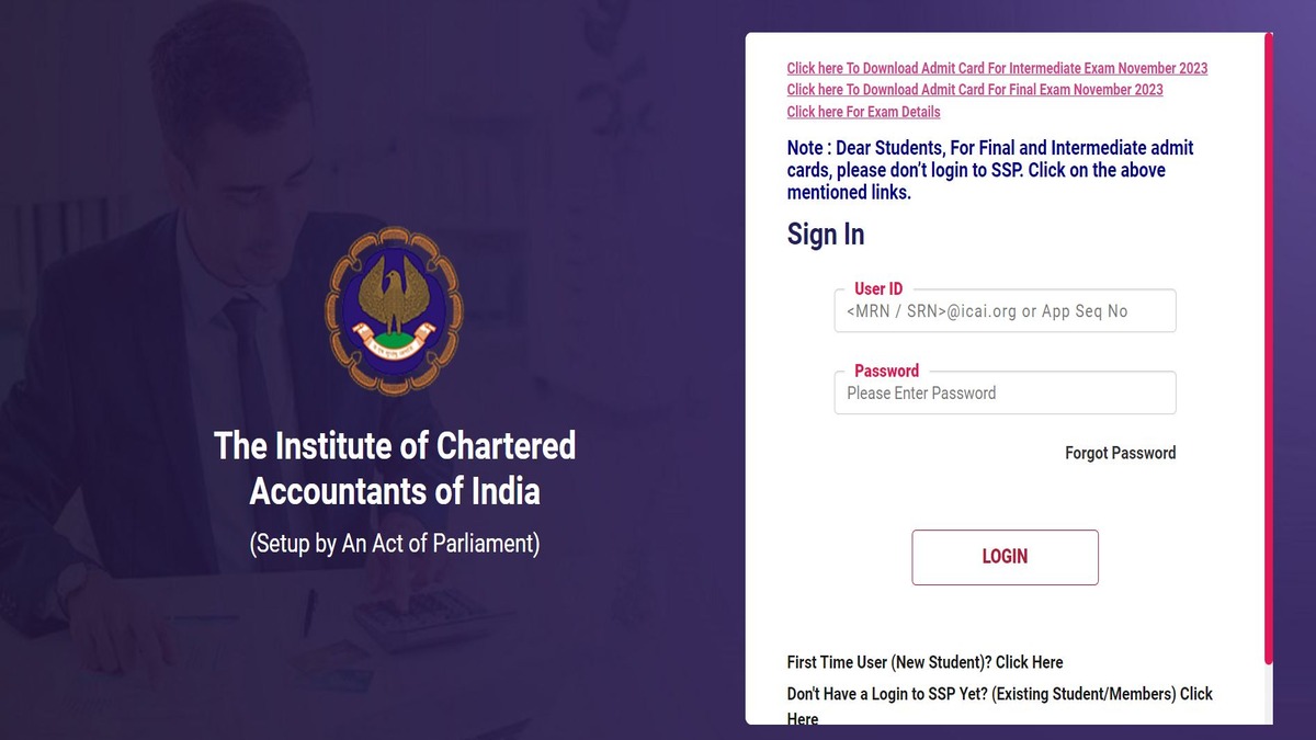 CA Inter Admit Card 2023 Out