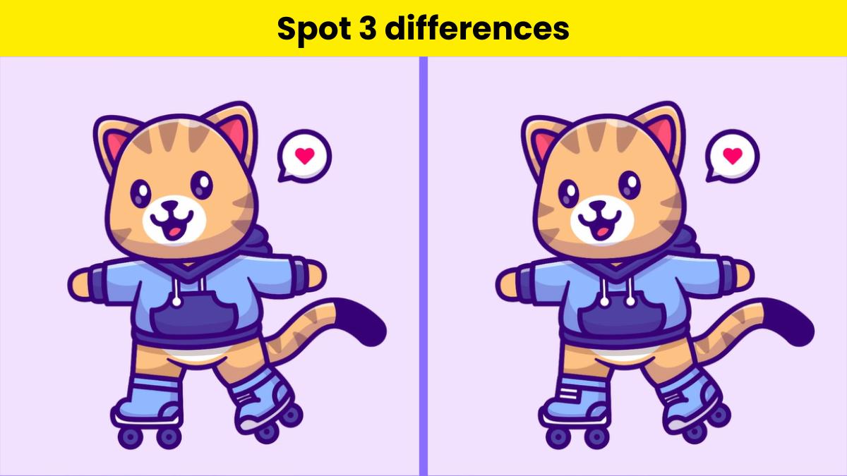 Can you spot 3 differences here?