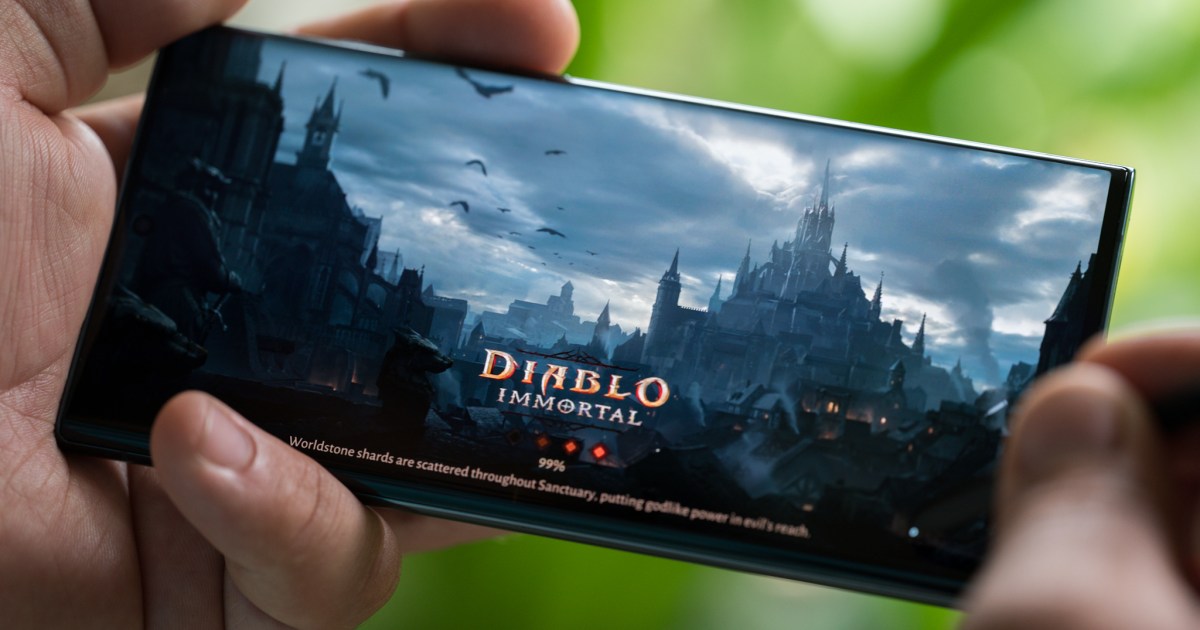 Diablo Immortal rocks on the powerful Galaxy S22 Ultra