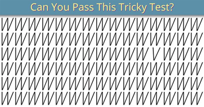 Find the unusual in 11 seconds.  Challenge now.