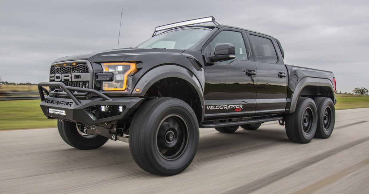 Hennessey’s VelociRaptor 6×6 turns the F-150 into an unstoppable off-road beast