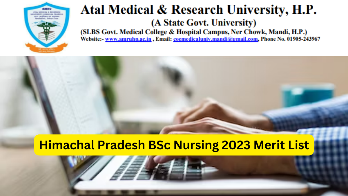 HP BSc Nursing 2023 Merit List