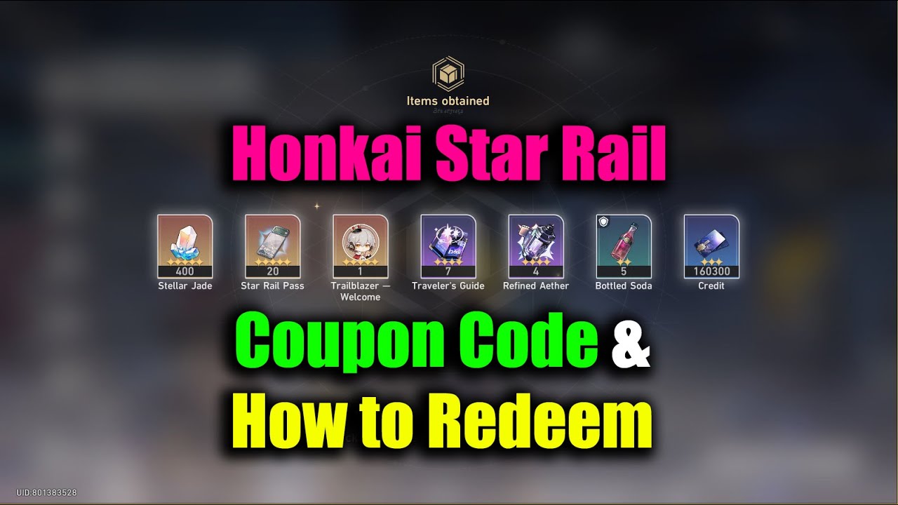 Honkai Star Rail Gift Codes