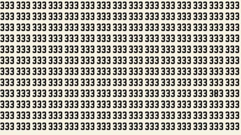 How fast can you find 2 hidden numbers 383?