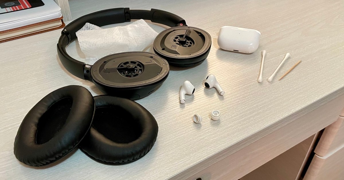 How to clean headphones and earbuds without damaging them