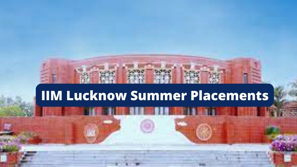 IIM Lucknow Shines with 100 Percent Summer Placement