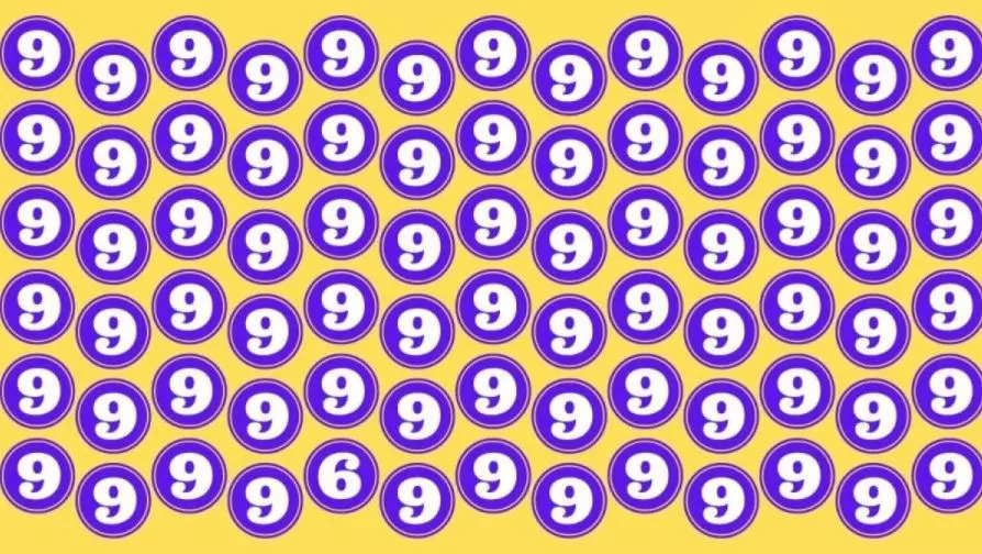 If you have sharp eyes Find the number 6 in 9 seconds