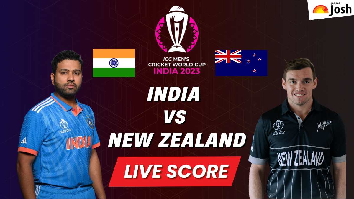 India vs New Zealand LIVE Score ICC World Cup 2023 Match 21