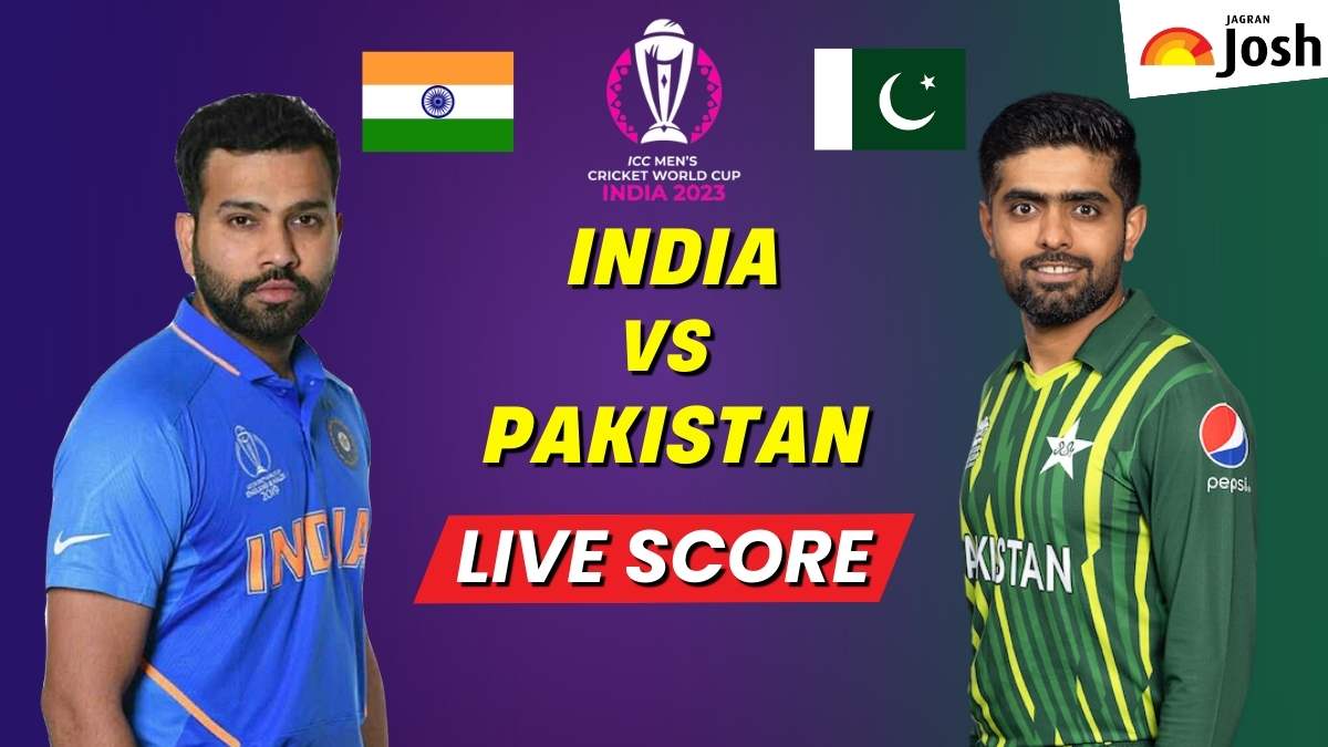 India vs Pakistan LIVE Score ICC World Cup 2023 Match 12