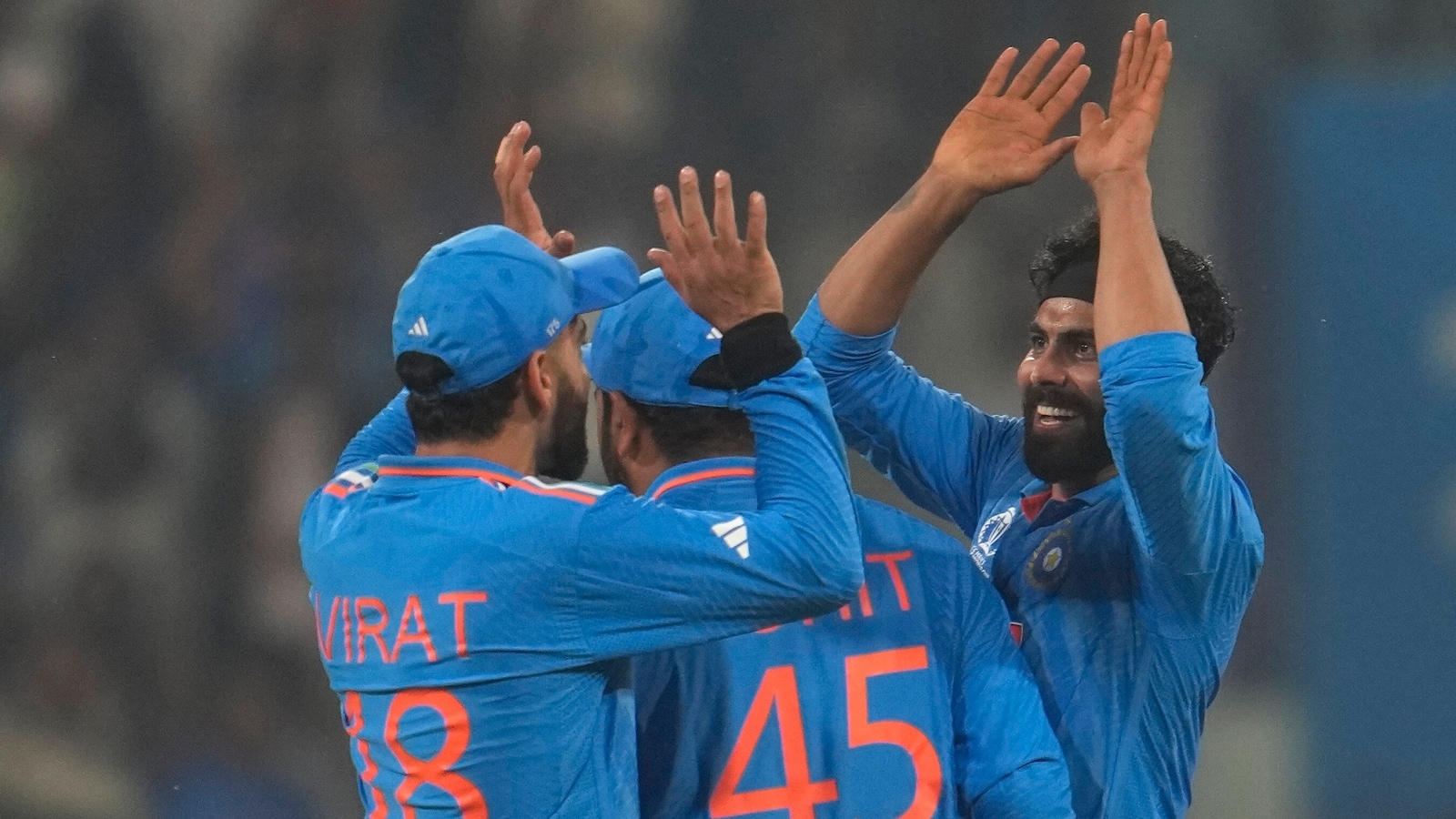 India maintains its winning streak, beats England by 100 runs. Fans react