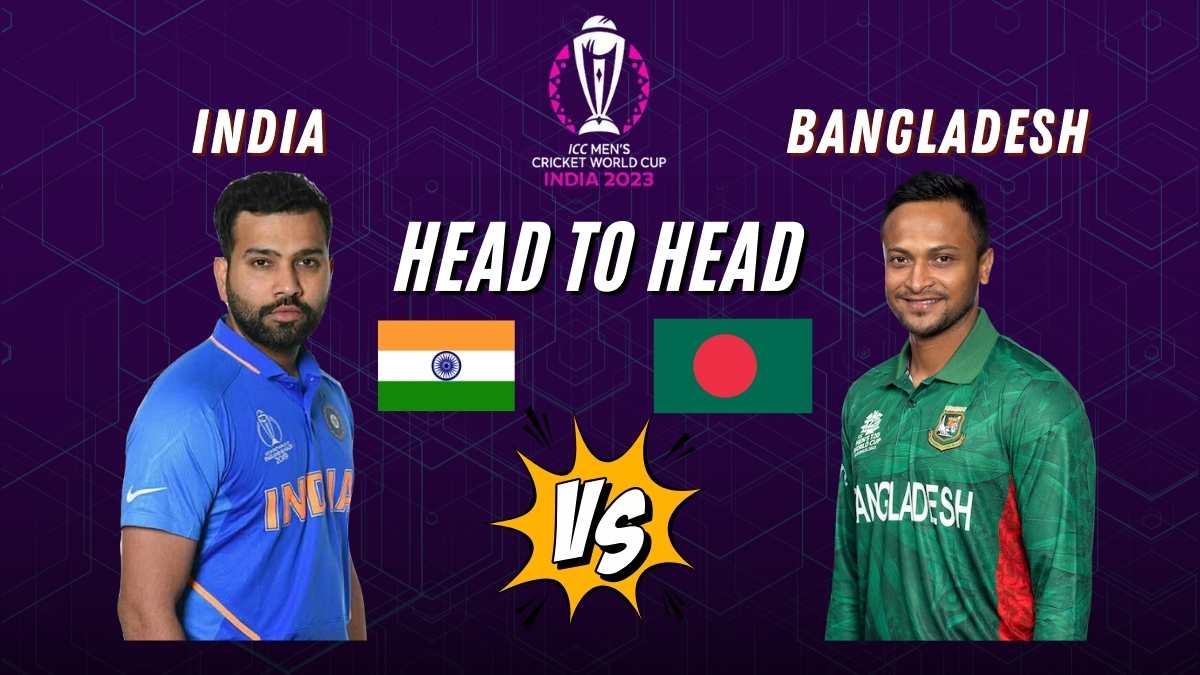 Get here all the details of India vs Bangladesh Head to Head in ODI World Cup Matches