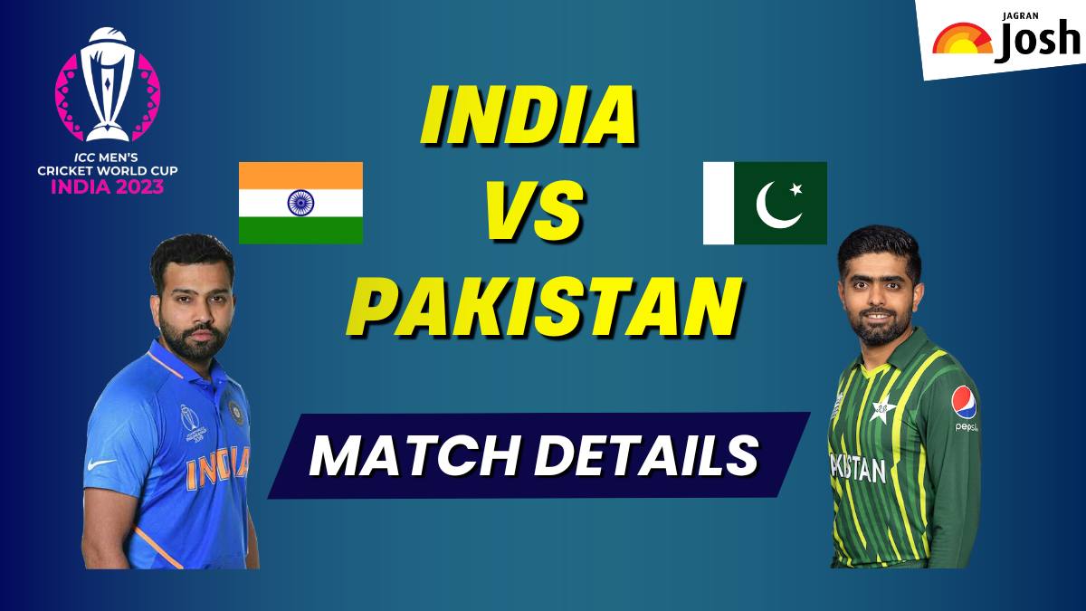 Get here all the details about the ODI World Cup 2023 Match Between India vs Pakistan