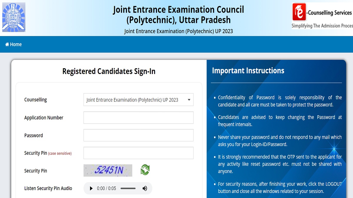 JEECUP Round 7, 8 Counselling 2023