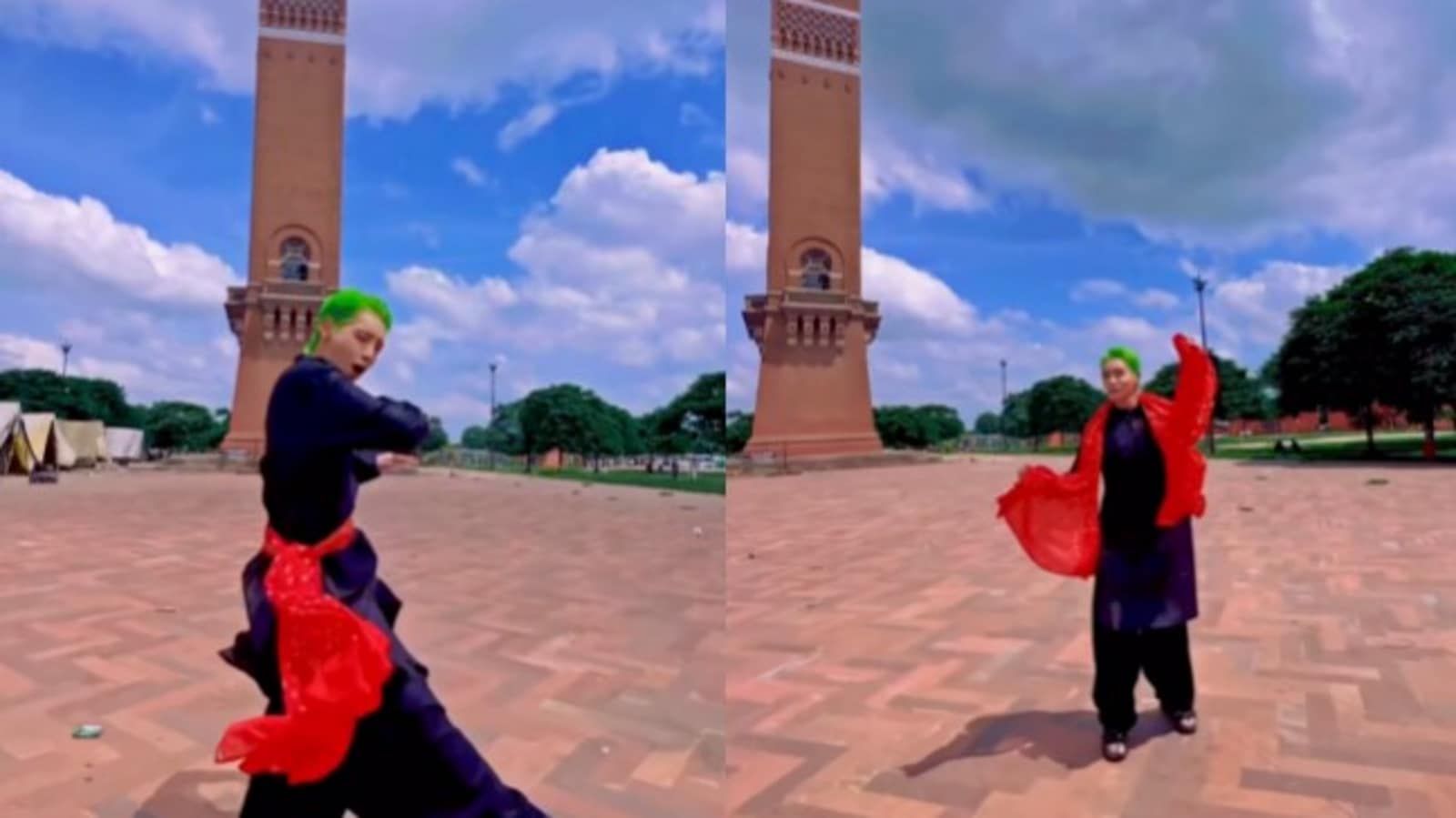 K-pop idol Aoora sets stage on fire with his dance to UP Wala Thumka. Watch