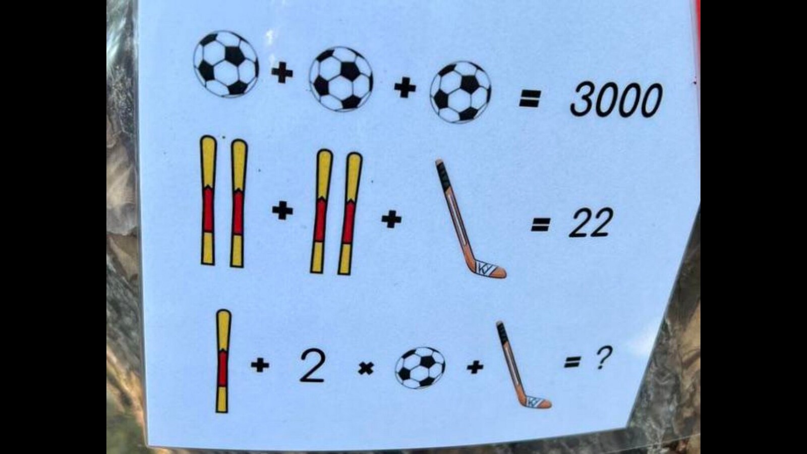 Man finds maths puzzle while hiking, asks Reddit ‘Is it solvable’