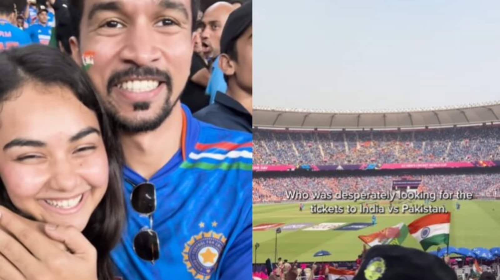 Man got to see Ind vs Pak World Cup match live all because of his Tinder bio