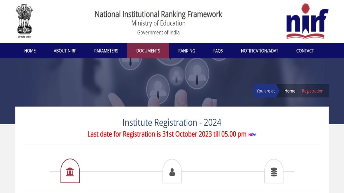 NIRF 2024 Registration For Colleges Ends