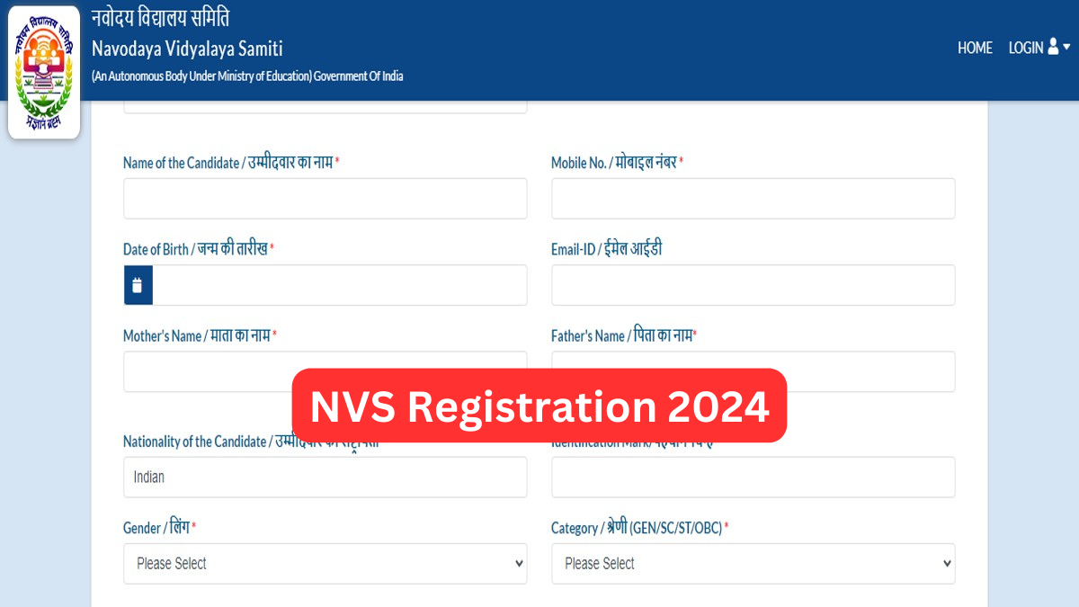 NVS Lateral Entry Admission 2024