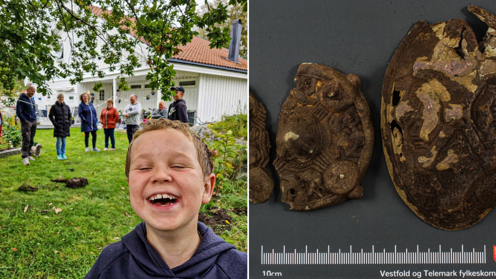 Norwegian family finds artefacts from Viking-era while looking for lost earring