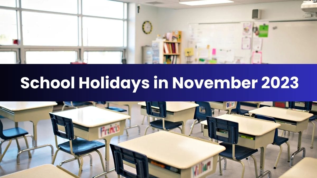 School Holidays in November 2023