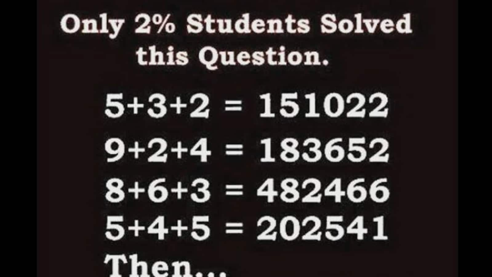 'Only 2% of students solved' this brain teaser. Are you one of them?