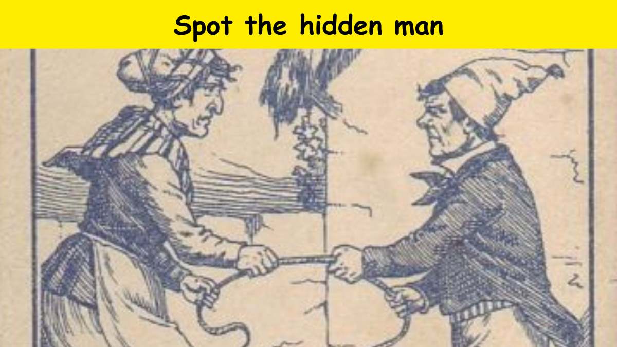 Can you spot the hidden man?