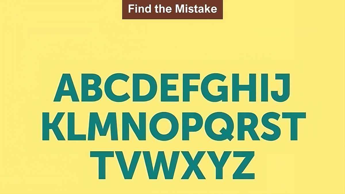 Find the Mistake in the Picture in 3 Seconds