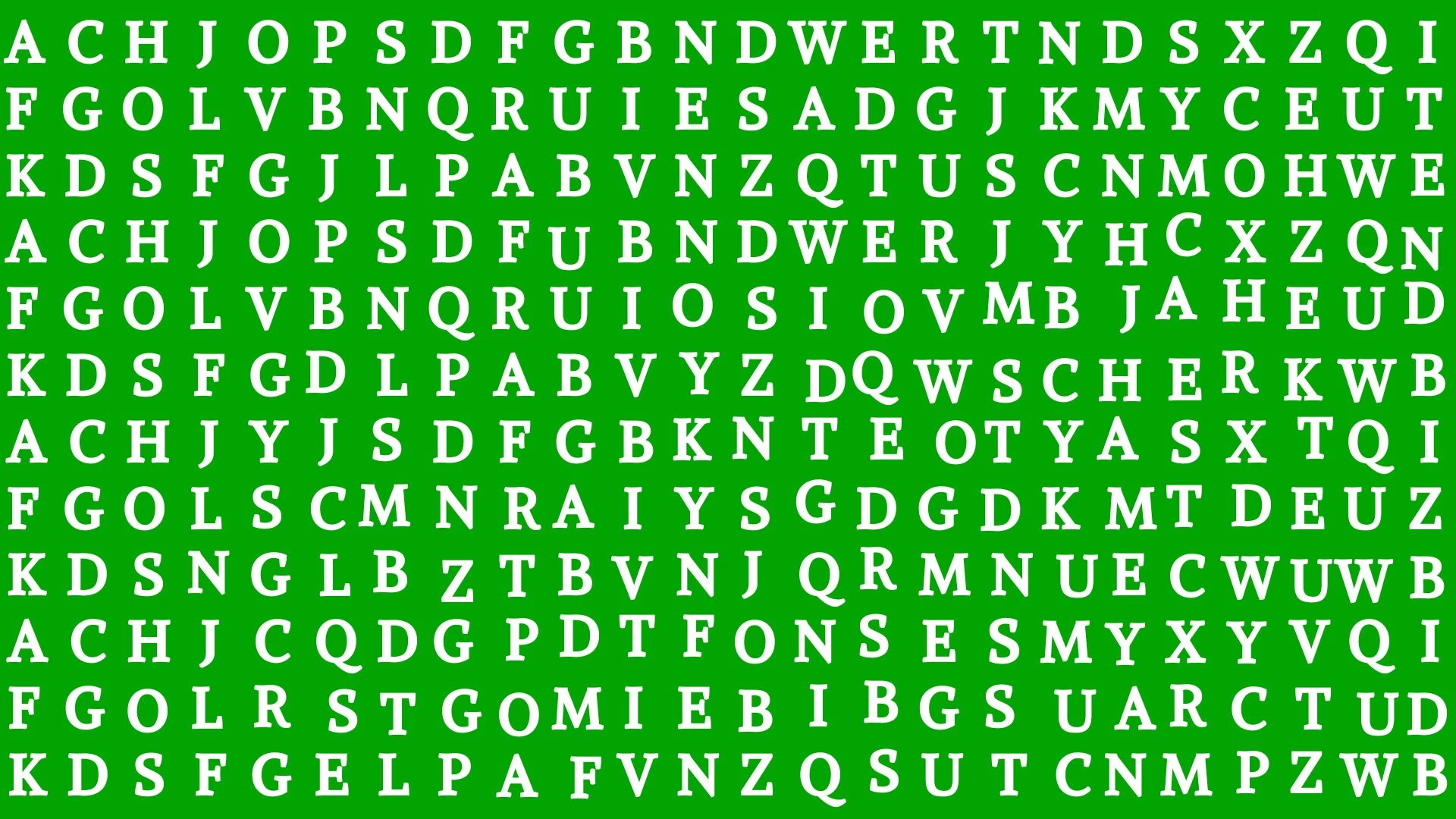 Optical Illusion Brain Test: If you have Eagle Eyes Find the Word Chart in 10 Secs