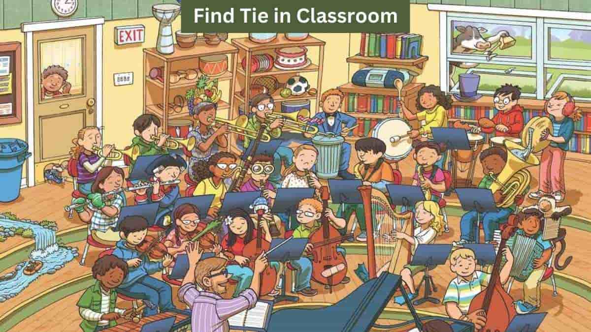 Find Tie in Classroom