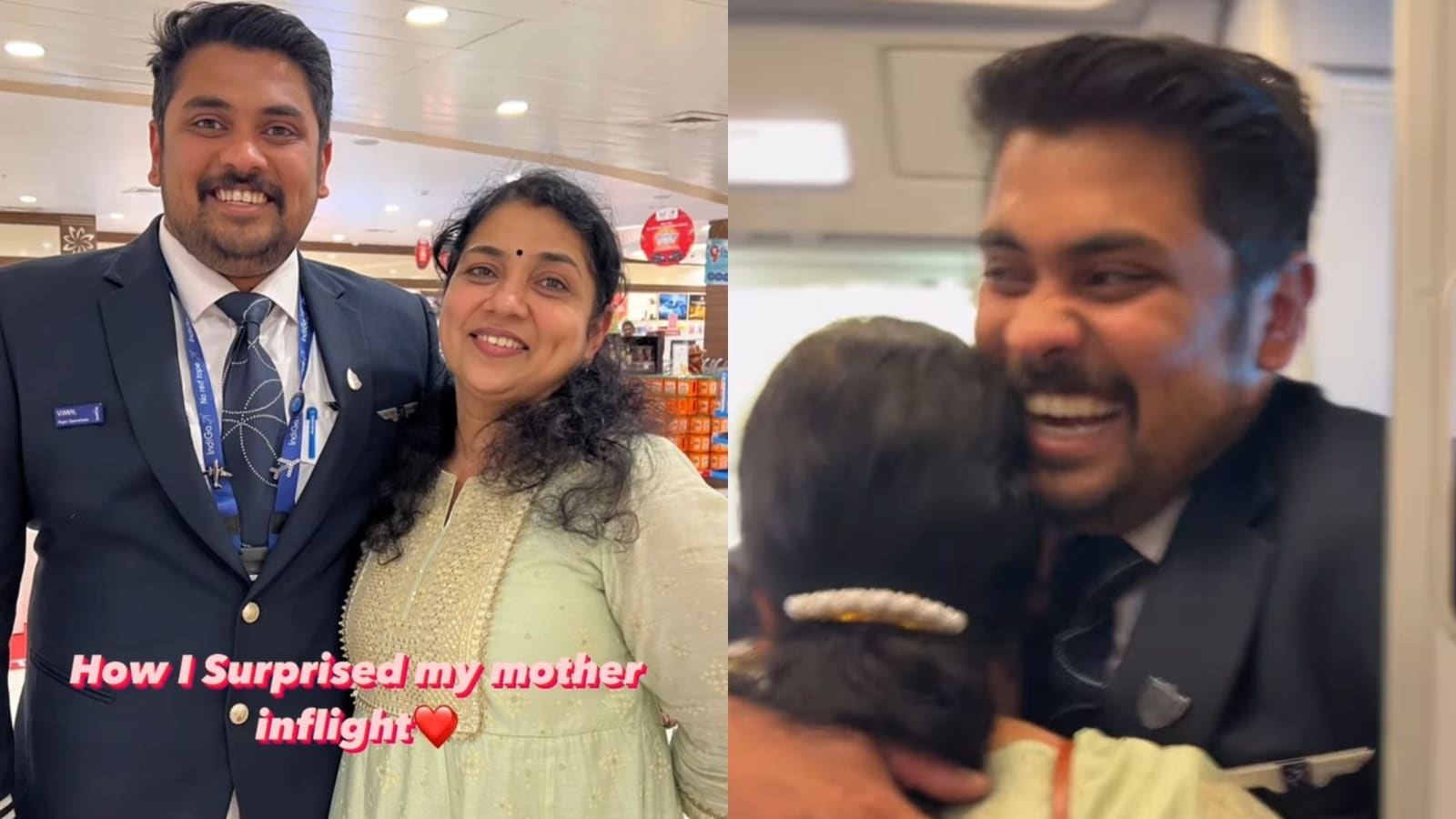 Pilot son’s in-flight surprise brings tears of joy to mom’s eyes. Watch