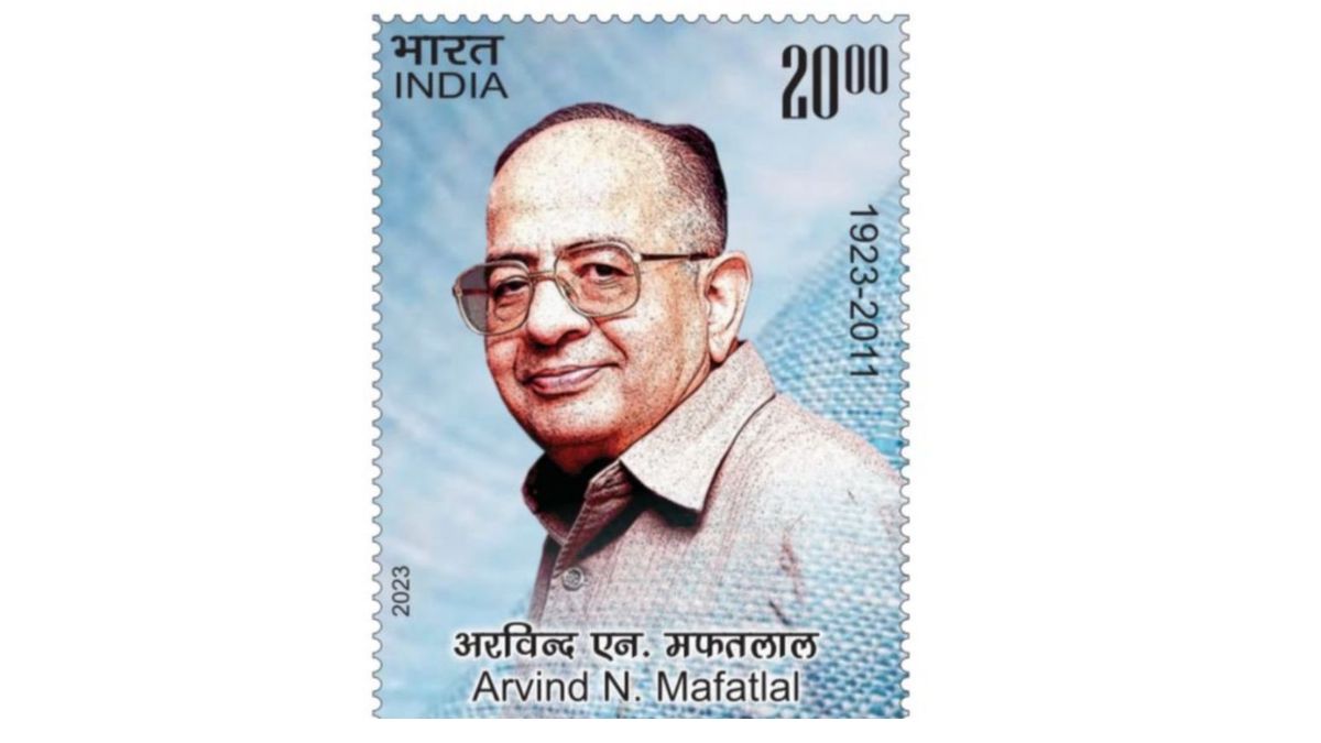 PM releases special stamp in honour of Arvind Mafatlal