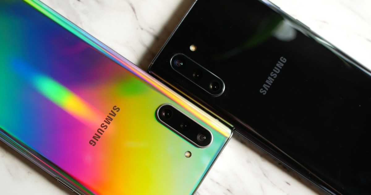 Samsung Galaxy Note 10 Plus 5G vs. Galaxy S10 5G