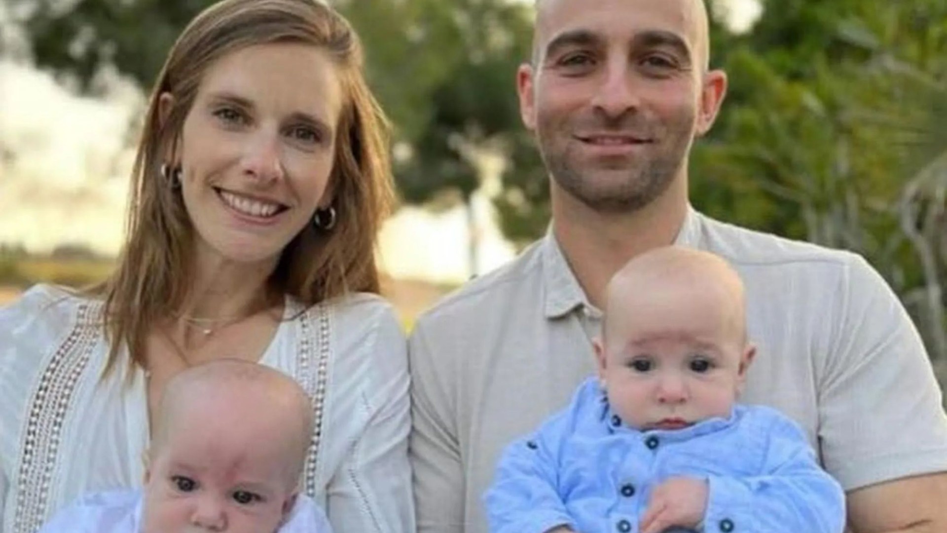 Selfless Israeli couple save their twin boys by hiding them from Hamas terrorists - but die trying to fight them off