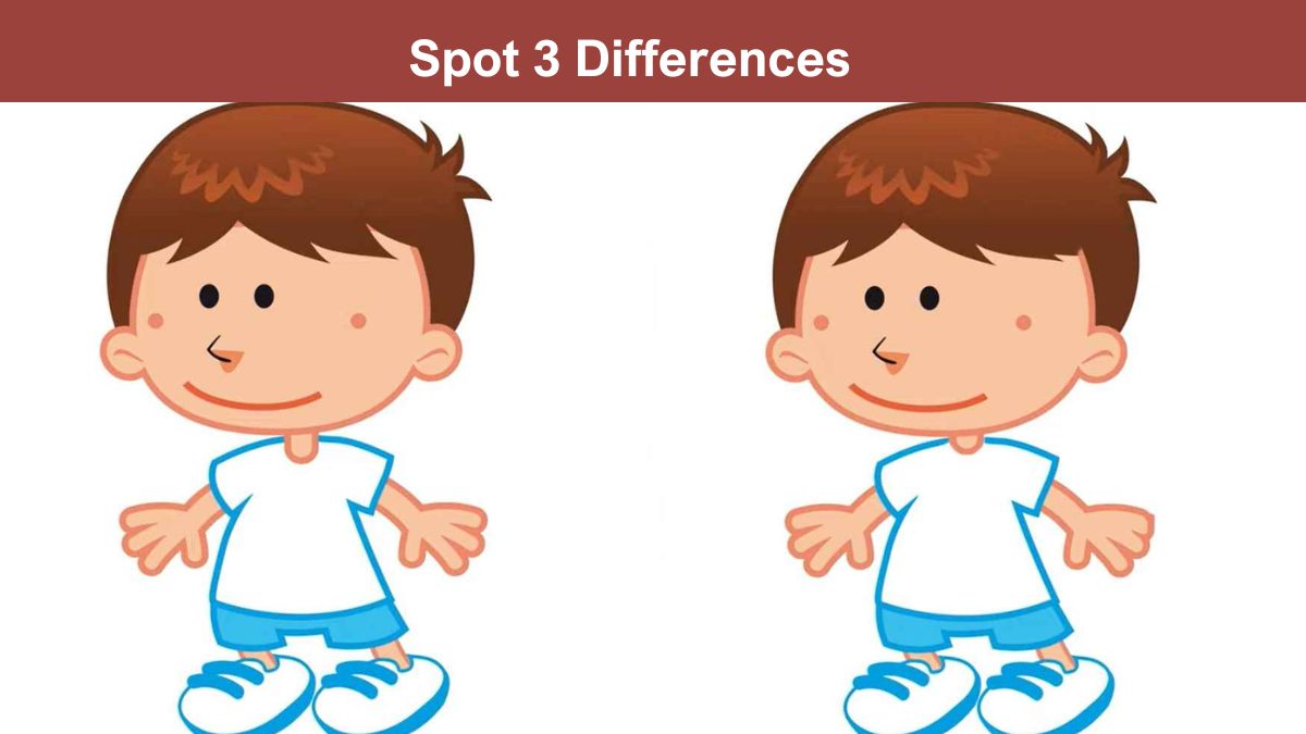 Spot 3 Differences in 9 Seconds