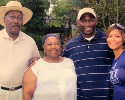 Tashia Myers and family