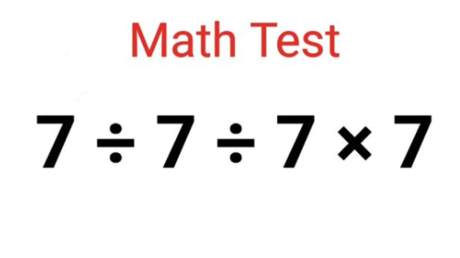 This maths brain teaser will put your skills to the test