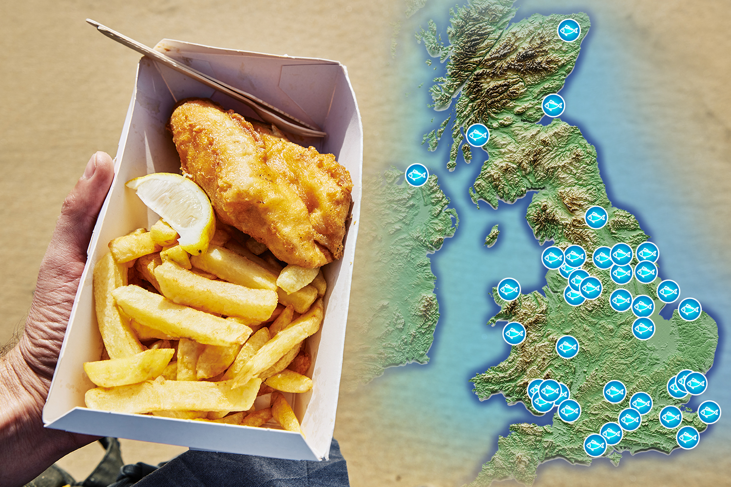 Top 40 fish and chip shops in the UK revealed - has your local made the list?