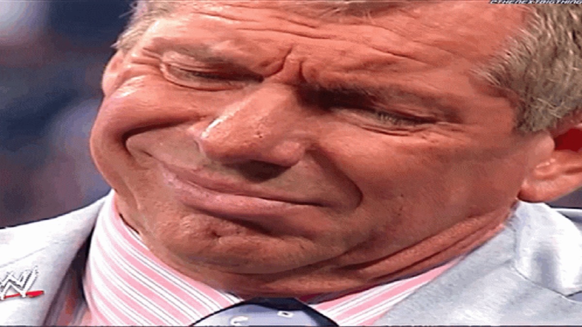 Vince McMahon Crying GIF