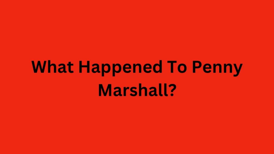 What Happened To Penny Marshall? Did Penny Marshall Die? What Was Penny Marshall Cause Of Death? How Much Is Penny Marshall Net Worth?