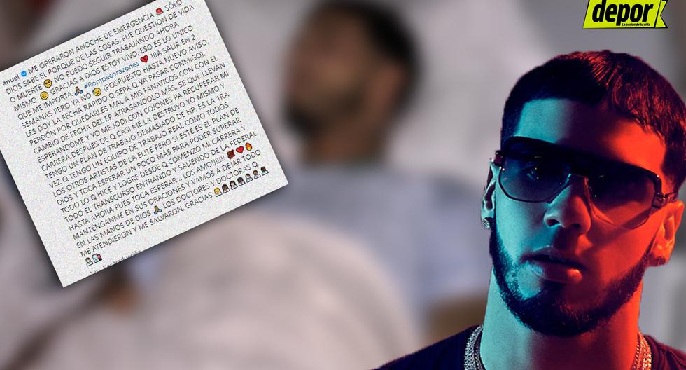 Why did they operate on Anuel AA?  Find out what happened to the Puerto Rican singer