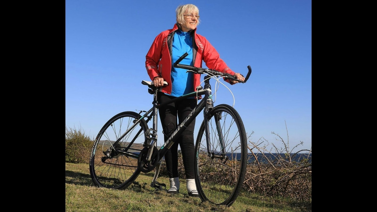 Woman, 85, cycles over 1,600 km to heal from the loss of her three children