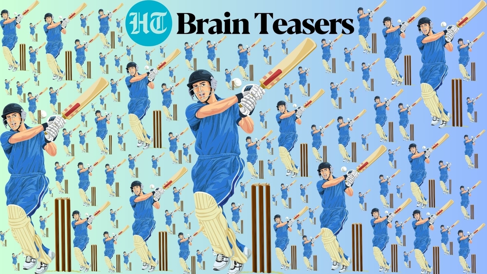 World Cup 2023: 4 cricketers are not holding their bats. Can you spot them in this brain teaser?