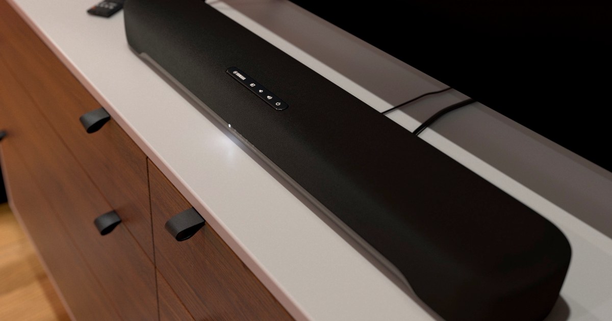 Yamaha’s new compact soundbar is small enough to fit on your desk