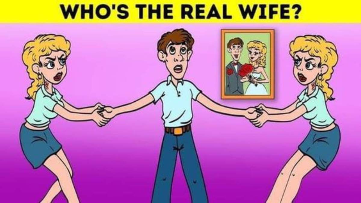 Can you find his real wife?