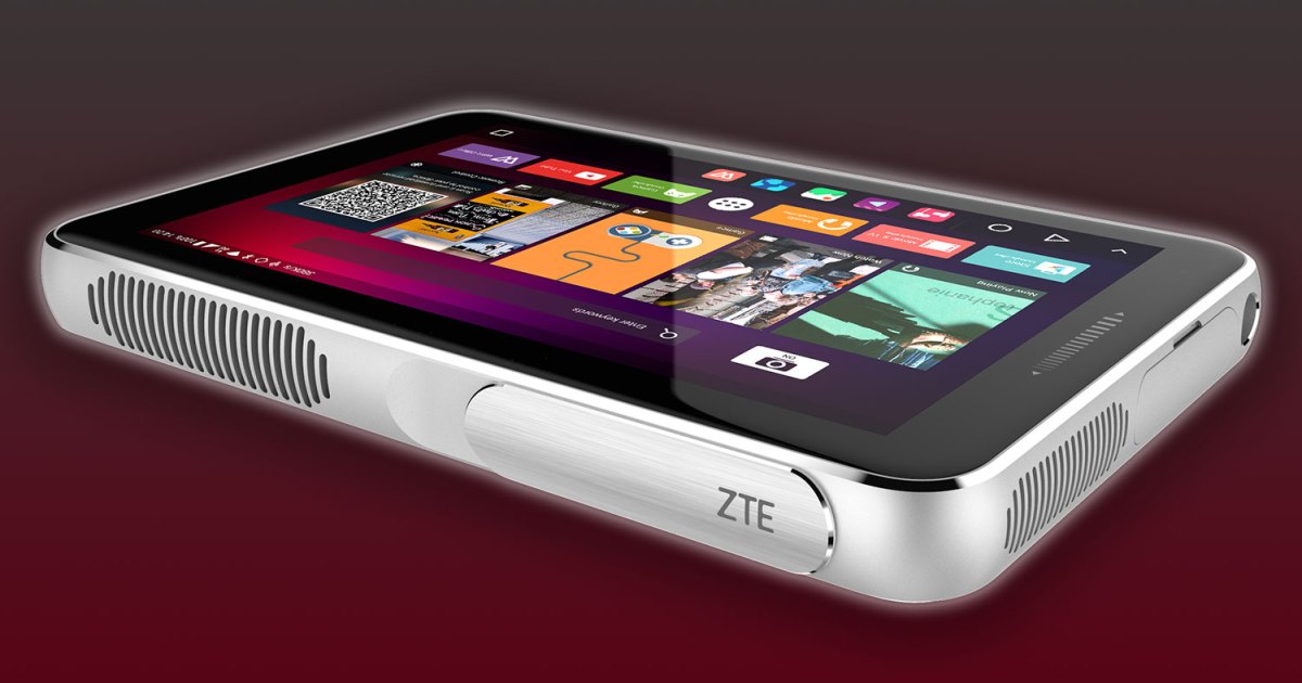 ZTE's 8.4-inch Spro Plus is a streaming mobile projector and 4G LTE hotspot