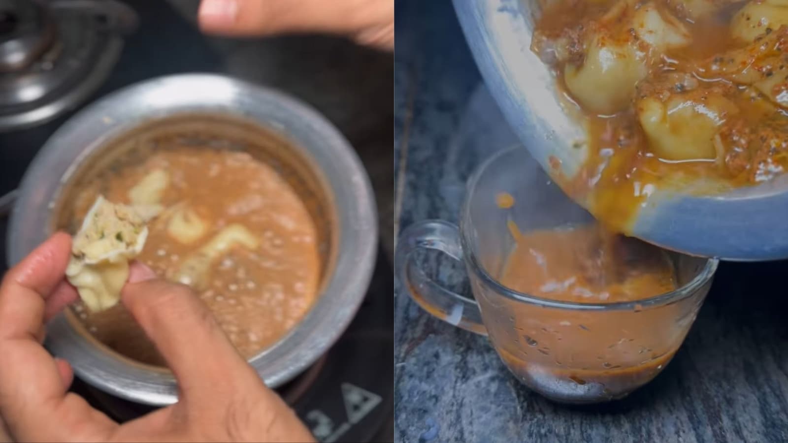 ‘Chai ke saath mazak nahi’: Video of man making momos chai irks food lovers