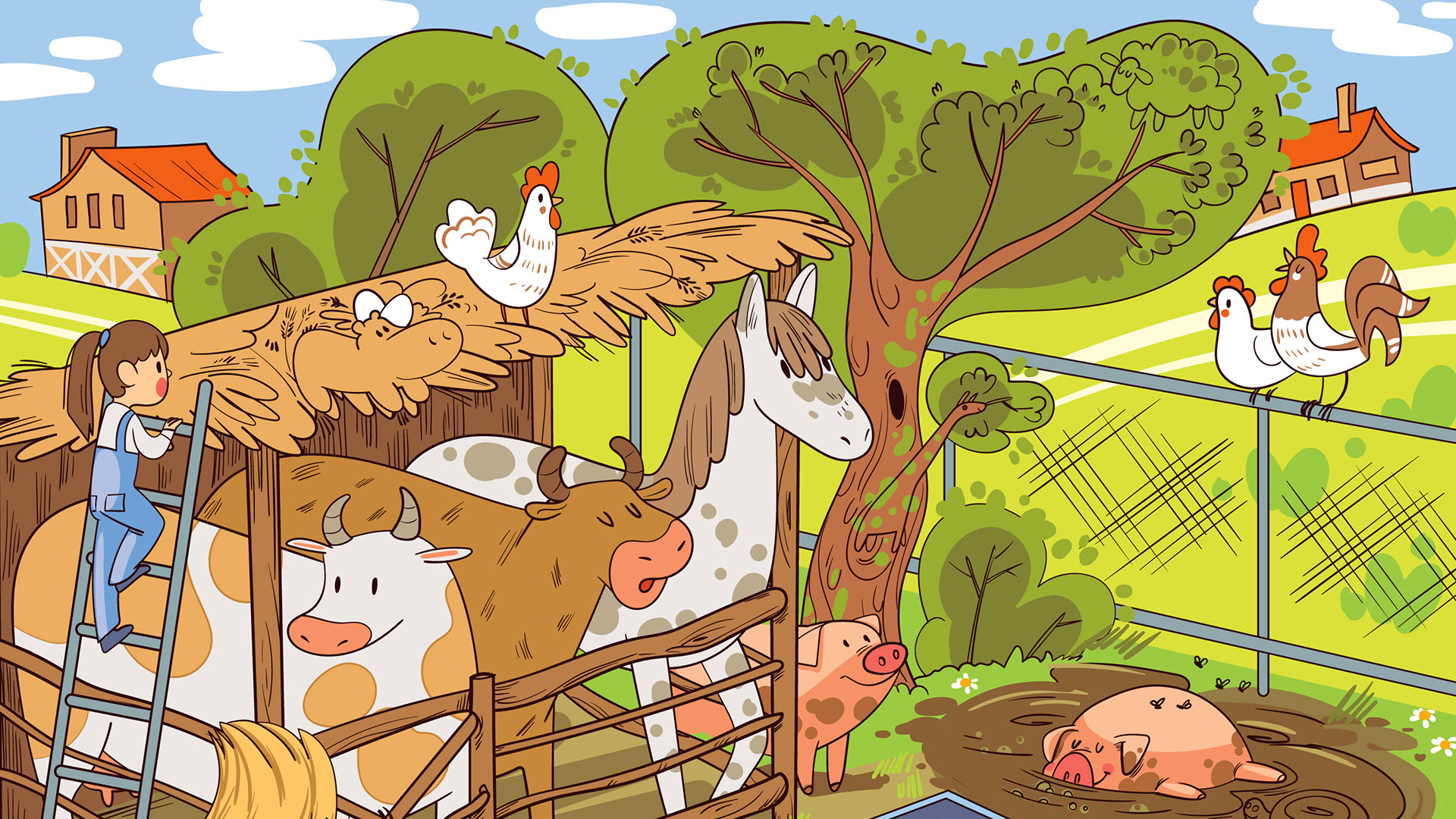 You have the eyes of a hawk if you can spot all 10 farm animals hiding in plain sight in less than a minute